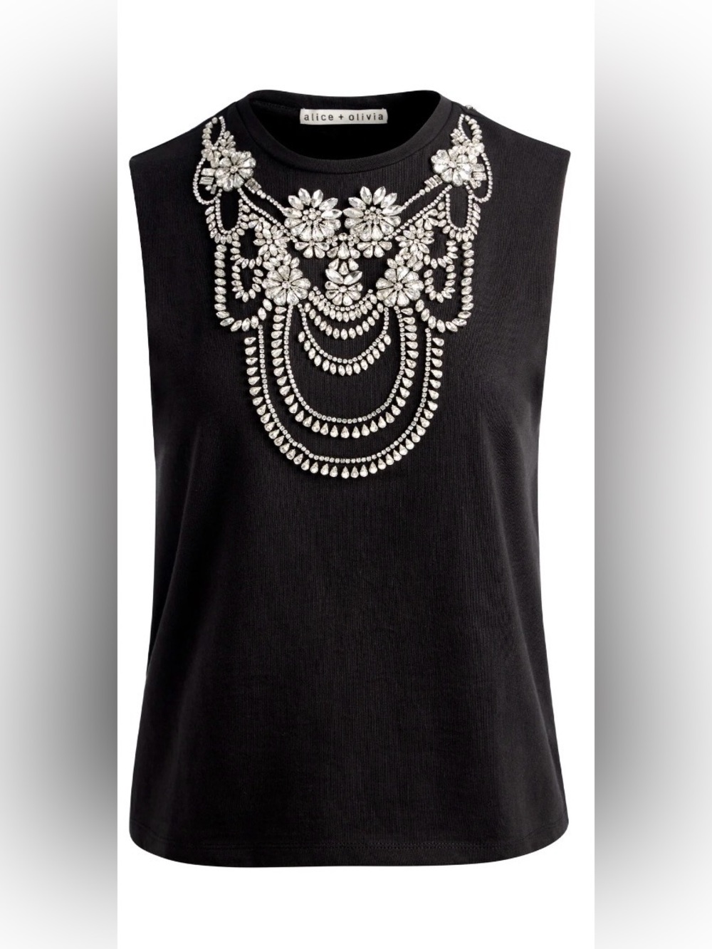 Alice + Olivia Dede Embellished Tank - Picture 6 of 11